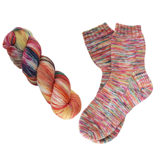 Merino Wool Nylon Medium Fine Hand Dyed Line