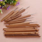 20PCS Lot Bamboo Crochet Hooks Knitting Weave Needles Set