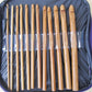 20PCS Lot Bamboo Crochet Hooks Knitting Weave Needles Set