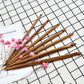 Set Of 7 Bamboo Stick Crochet Hooks