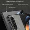 Applicable To Z Flip6 Phone Case Foldable Screen Sheepskin Pattern