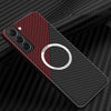 Carbon Fiber Phone Shell Magnetic Kevlar Drop-resistant Protective Case