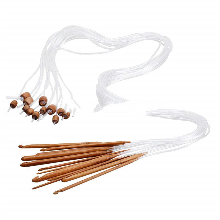Knitting Tools Sweater Needles Colored Tube Bamboo Loop Needles