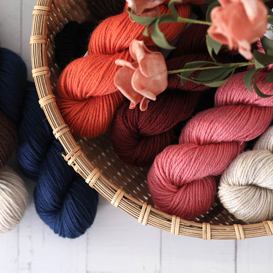 Impression Hand-knitted Medium Coarse Wool Merino Wool Material Bag