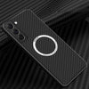 Carbon Fiber Phone Shell Magnetic Kevlar Drop-resistant Protective Case