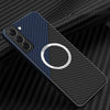 Carbon Fiber Phone Shell Magnetic Kevlar Drop-resistant Protective Case
