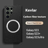Carbon Fiber Phone Shell Magnetic Kevlar Drop-resistant Protective Case